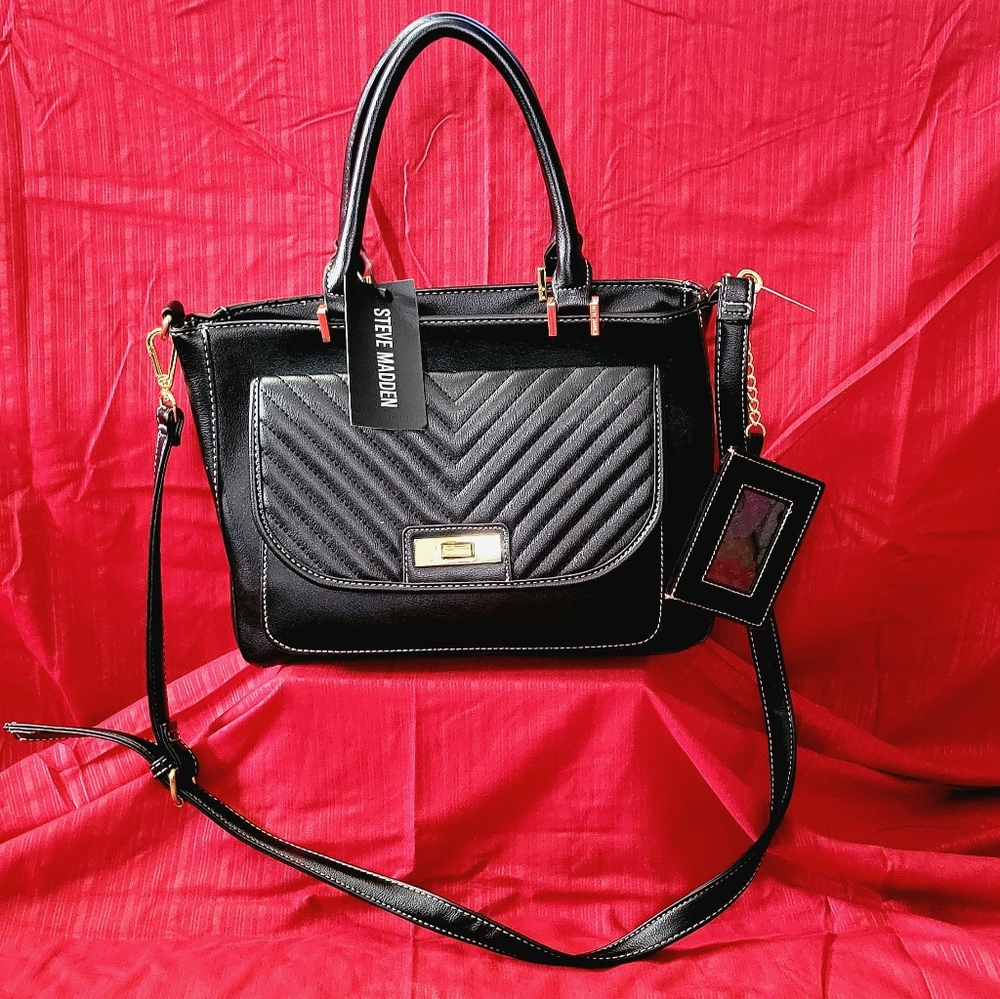 Steve Madden Black Handbag